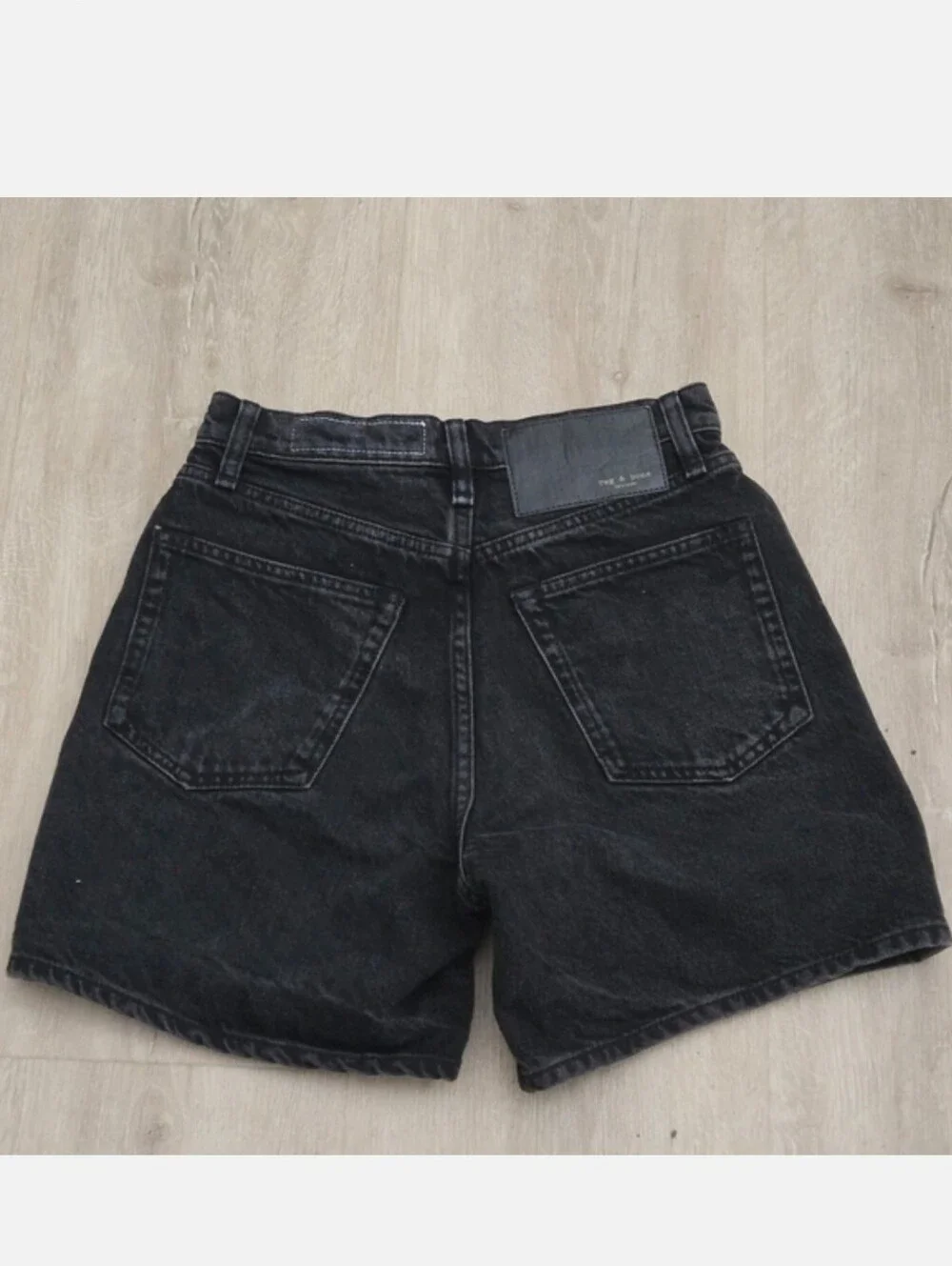 Rag & Bone Maya High Rise 6” Short in Black Modest Size 23